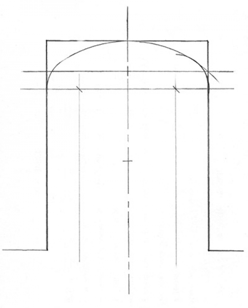 чертежи арок из гипсокартона
