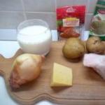 Recetë për gratin me patate dhe mish