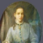 Portreti i Zinaida Yusupova me kostum rus Kush pikturoi portretin e Zinaida Yusupova