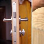Futja e një bllokimi në një derë të brendshme: mekanizmat dhe llojet, procedura e instalimit, mjetet dhe nuancat Si të lidhni një bllokues në një derë